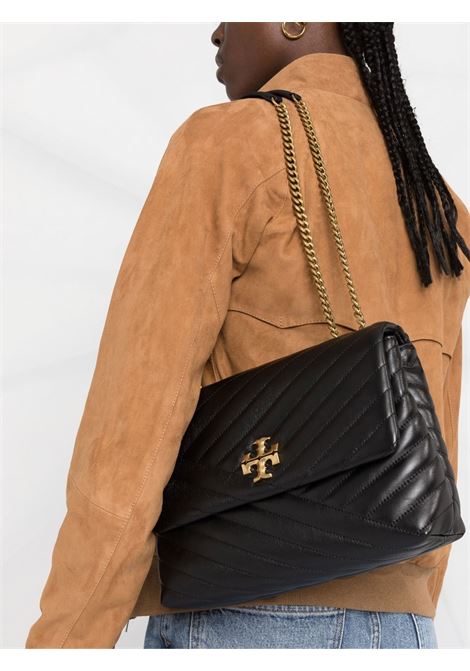 Black Kira chevron shoulder bag - women TORY BURCH | 90446001